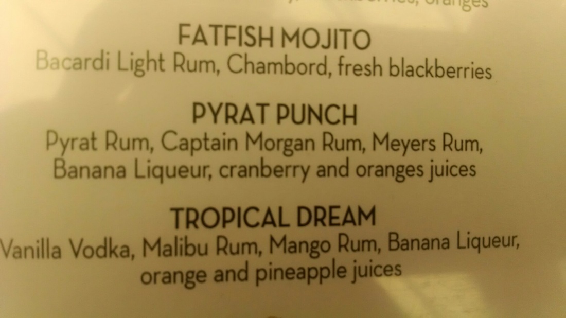 Fatfish Pyrat Drinks